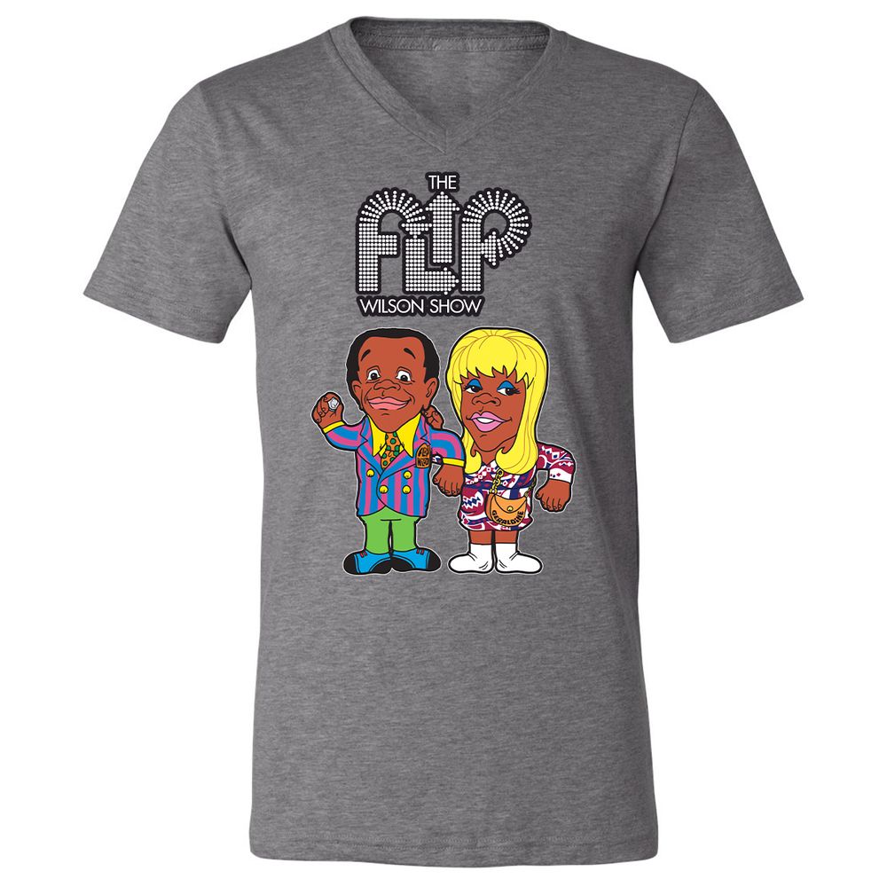 Unisex V-Neck T-Shirt - 7UZ1ZEGW - Deep Heather - 13