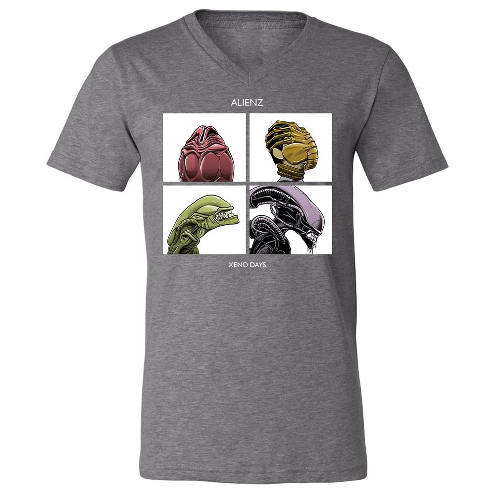 Unisex V-Neck T-Shirt - TVN763C4 - Deep Heather - 13