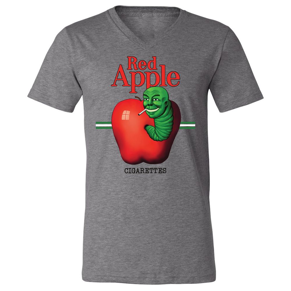 Unisex V-Neck T-Shirt - H1GKJLPJ - Deep Heather - 13