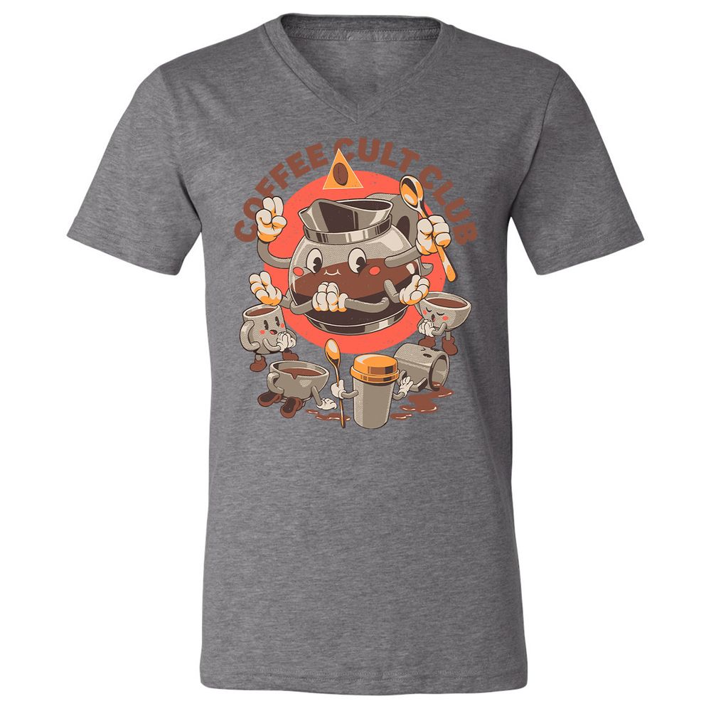 Unisex V-Neck T-Shirt - SFE62U3T - Deep Heather - 13