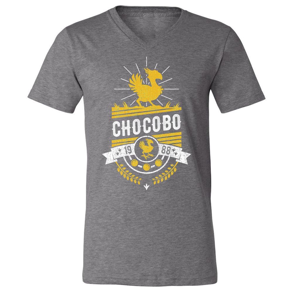 Unisex V-Neck T-Shirt - 16Q8U9QS - Deep Heather - 13