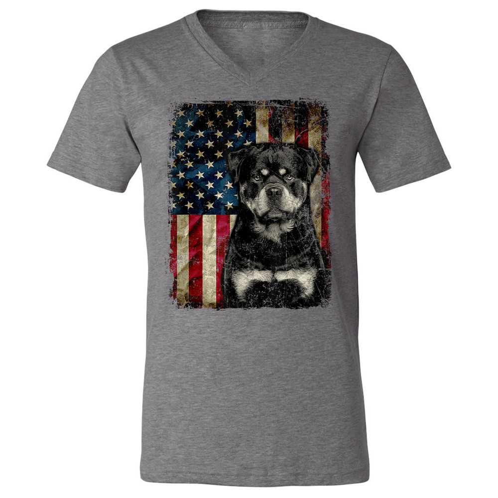 Unisex V-Neck T-Shirt - AXD486L6 - Deep Heather - 13