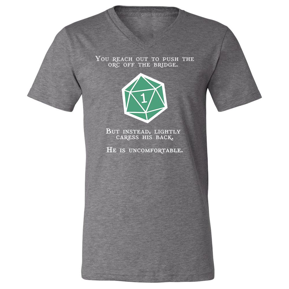 Unisex V-Neck T-Shirt - 9WLTTKDL - Deep Heather - 13