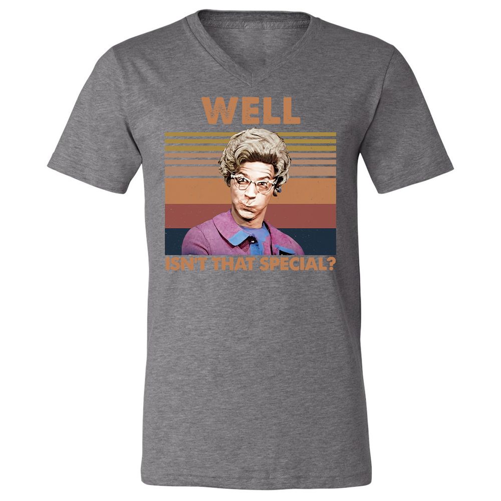 Unisex V-Neck T-Shirt - V7VGEPTP - Deep Heather - 13