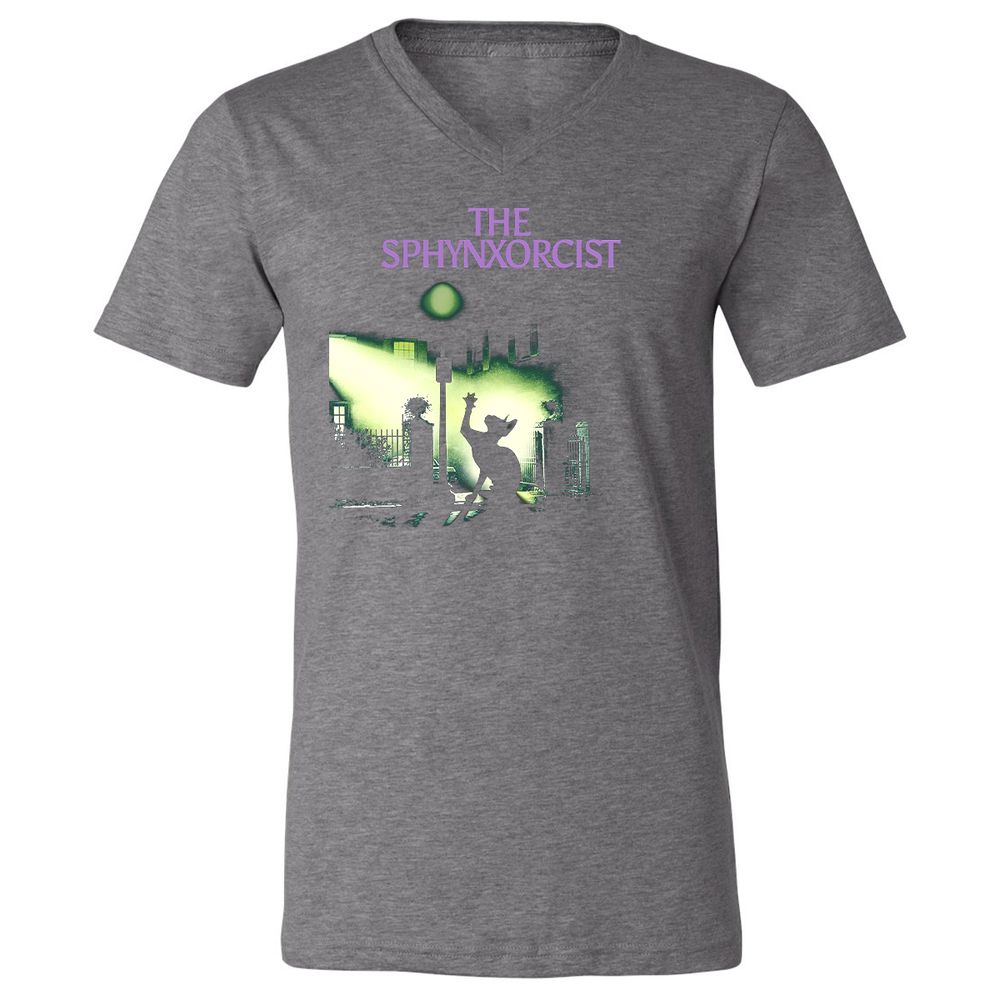 Unisex V-Neck T-Shirt - 2FPCY5K7 - Deep Heather - 13