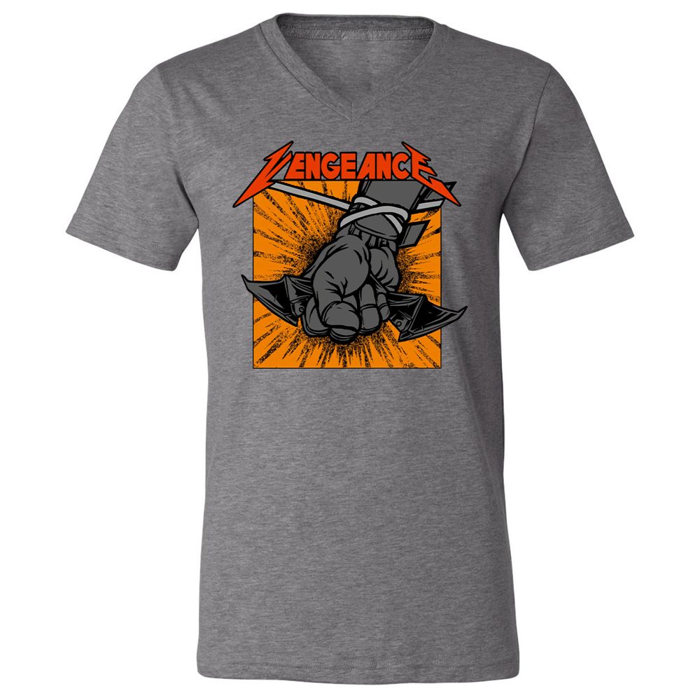 Unisex V-Neck T-Shirt - 2LTDYQWC - Deep Heather - 13