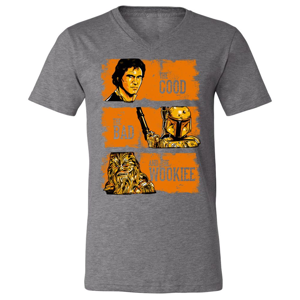 Unisex V-Neck T-Shirt - MR1DTZ7B - Deep Heather - 13