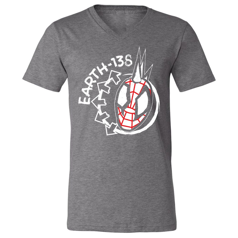 Unisex V-Neck T-Shirt - 52WJGX5Z - Deep Heather - 13