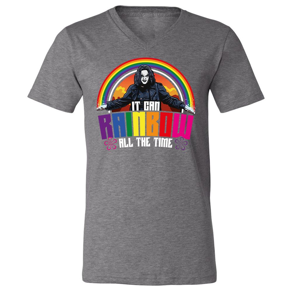 Unisex V-Neck T-Shirt - SPNV65ZJ - Deep Heather - 13