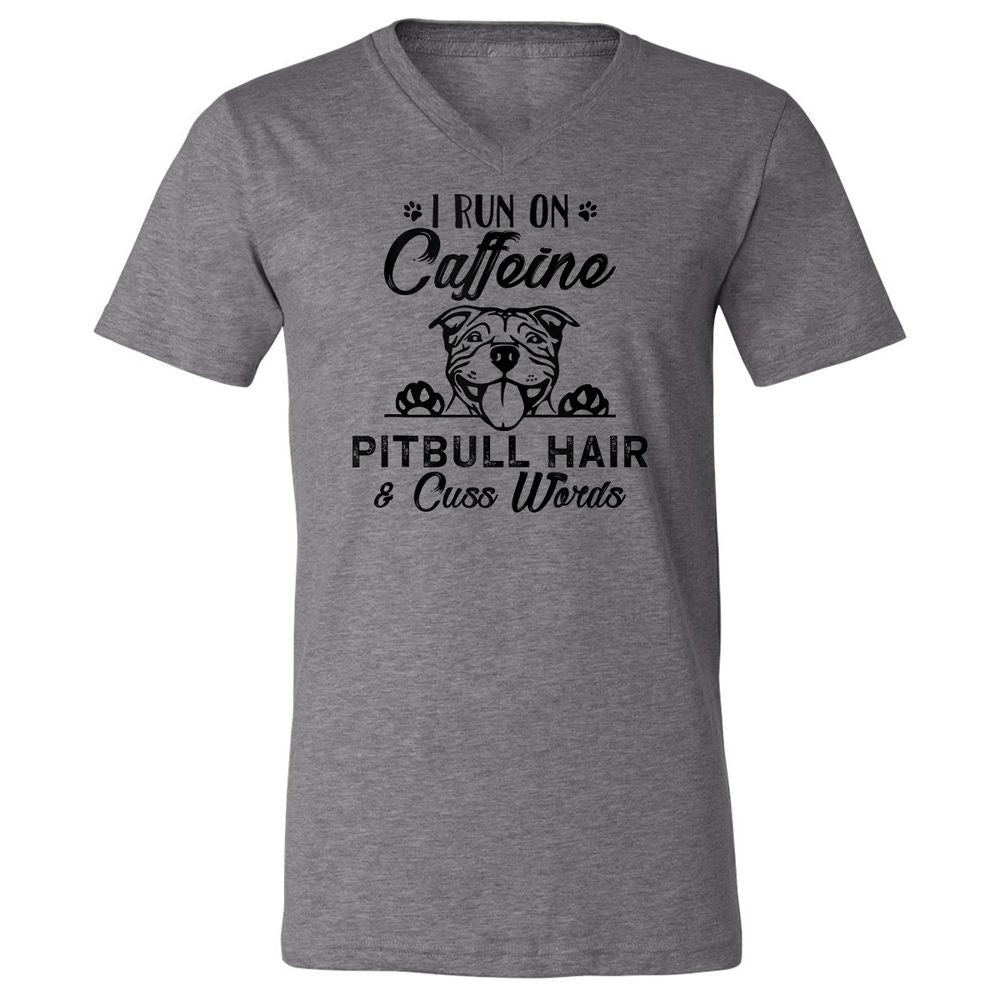 Unisex V-Neck T-Shirt - 9BL9M7BR - Deep Heather - 13