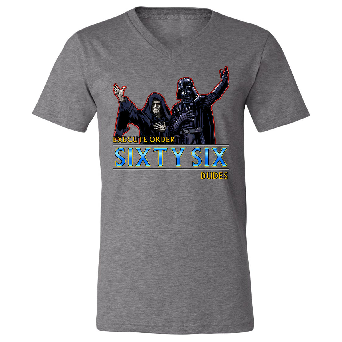 Unisex V-Neck T-Shirt - N87N28CY - Deep Heather - 13