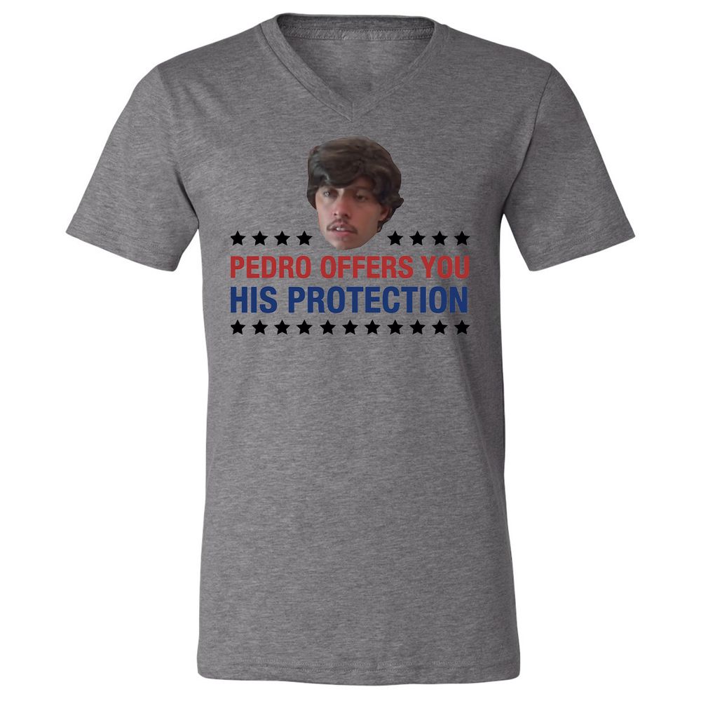 Unisex V-Neck T-Shirt - ABD3UGYG - Deep Heather - 13