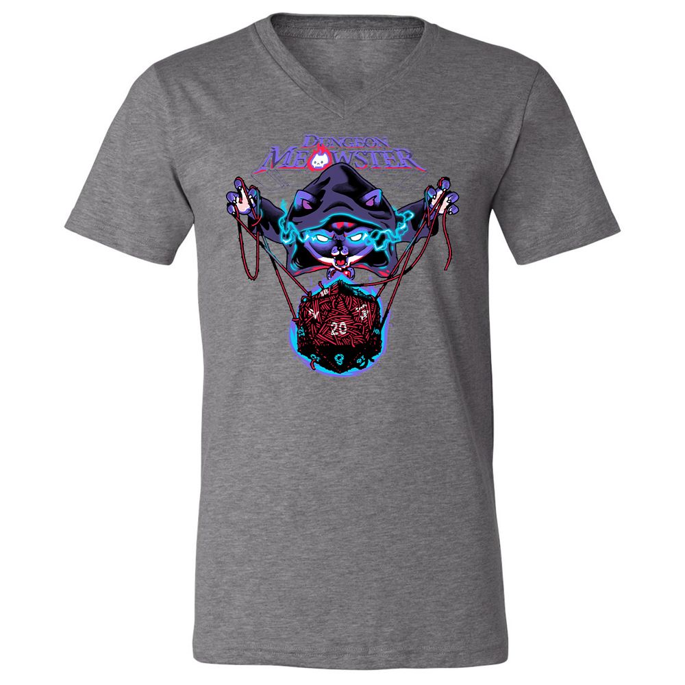 Unisex V-Neck T-Shirt - W97MTE2S - Deep Heather - 13