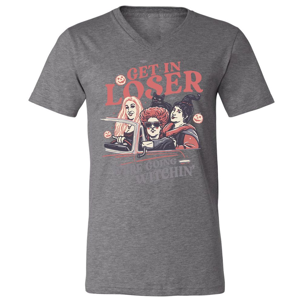 Unisex V-Neck T-Shirt - L7RGBHWS - Deep Heather - 13