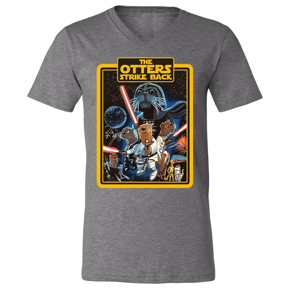 Unisex V-Neck T-Shirt - VFL939FE - Deep Heather - 13