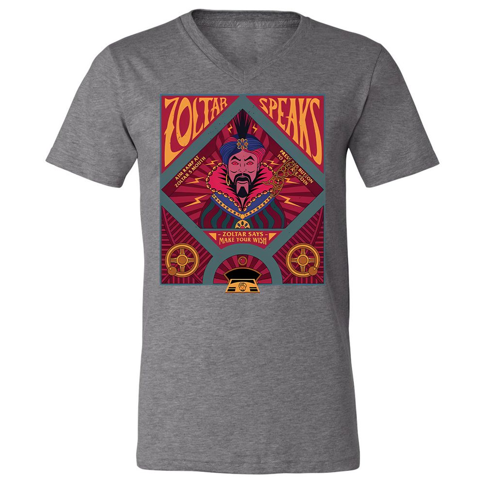 Unisex V-Neck T-Shirt - 6ZF713BD - Deep Heather - 13