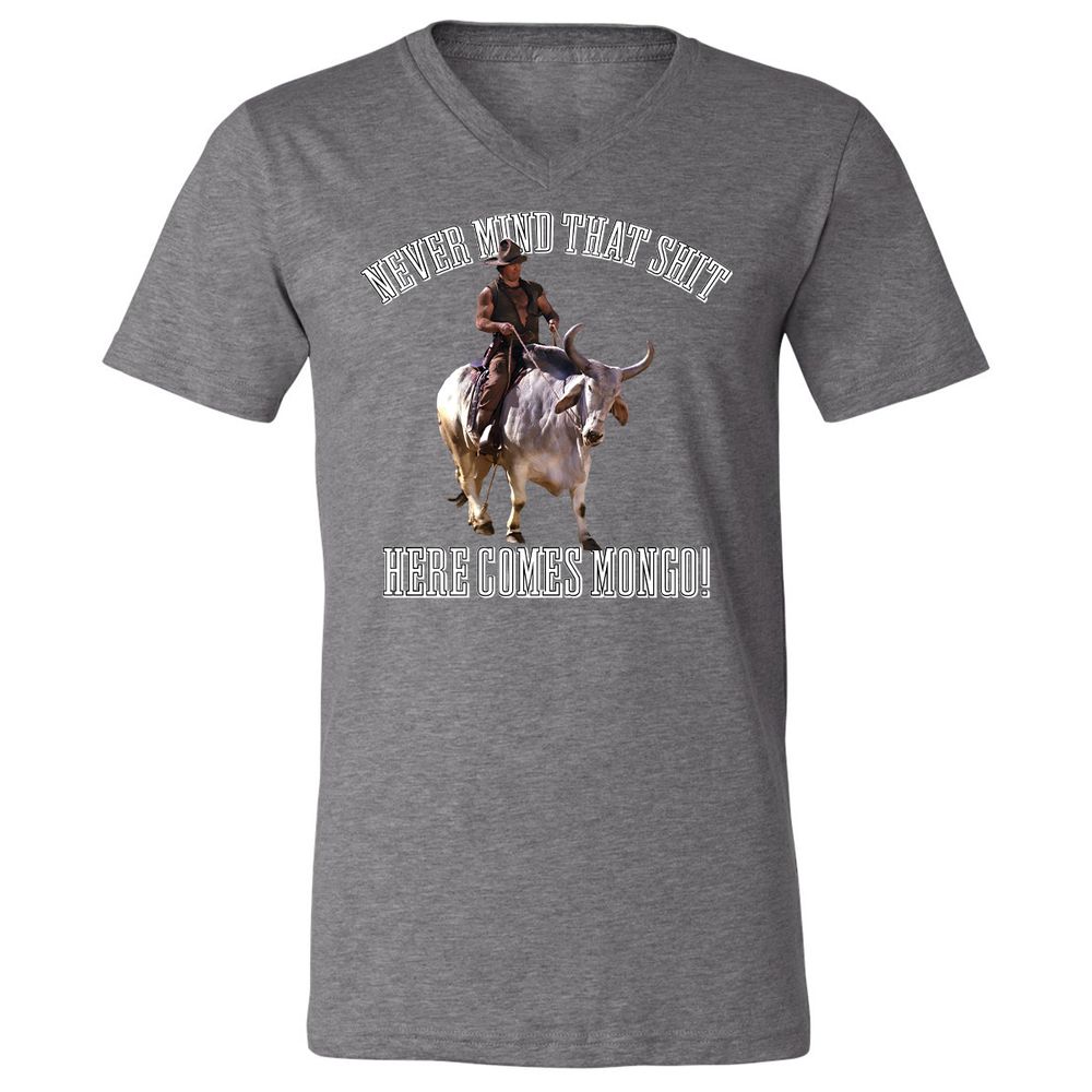 Unisex V-Neck T-Shirt - MV1V3Q4A - Deep Heather - 13