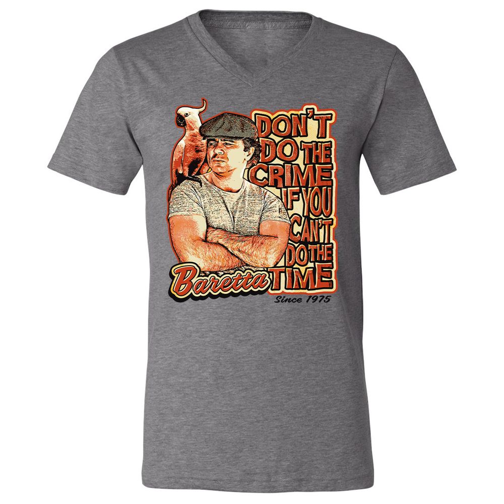 Unisex V-Neck T-Shirt - RZCLDQHH - Deep Heather - 13