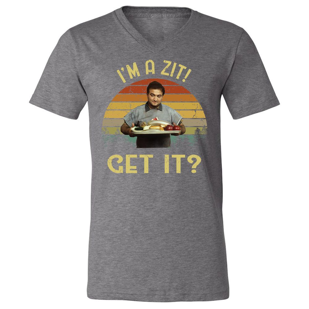 Unisex V-Neck T-Shirt - PFFD42LY - Deep Heather - 13