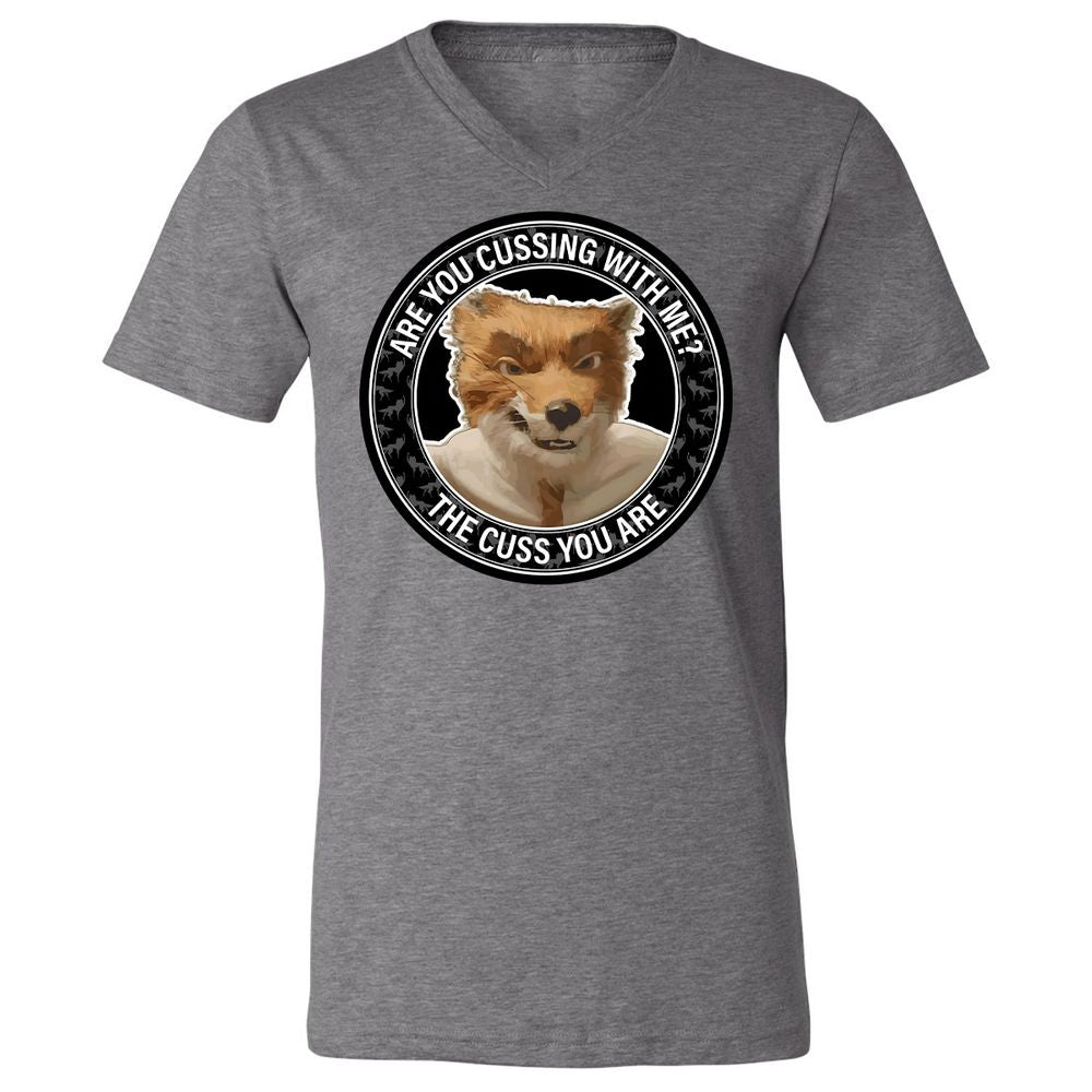 Unisex V-Neck T-Shirt - VPGRCLJQ - Deep Heather - 13