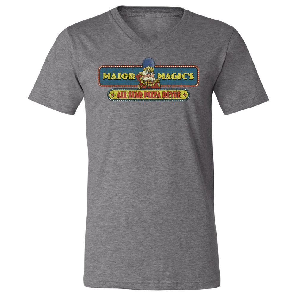 Unisex V-Neck T-Shirt - GCH9EYST - Deep Heather - 13
