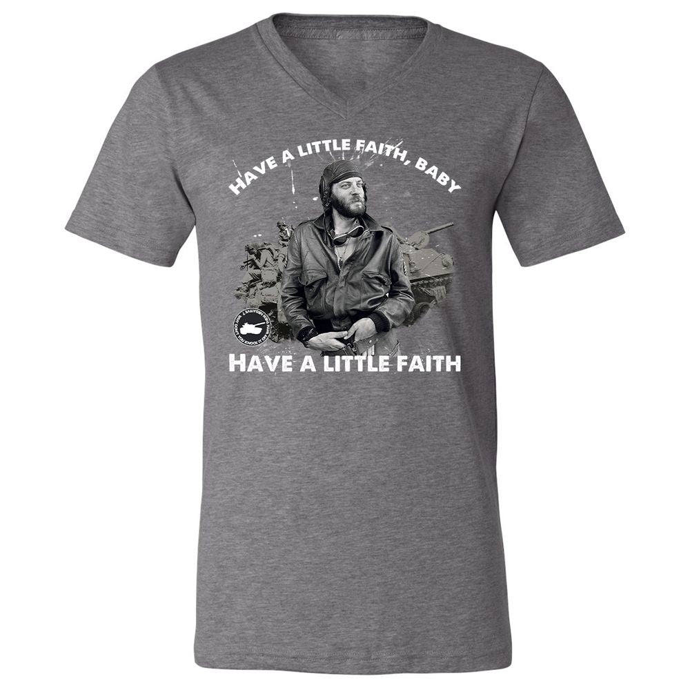 Unisex V-Neck T-Shirt - UGX8D2S4 - Deep Heather - 13