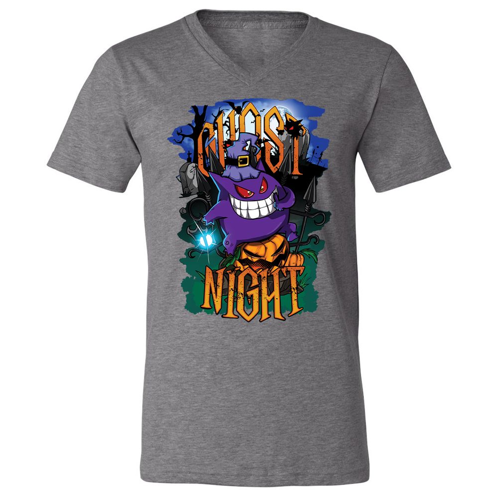 Unisex V-Neck T-Shirt - MWWV8WZN - Deep Heather - 13