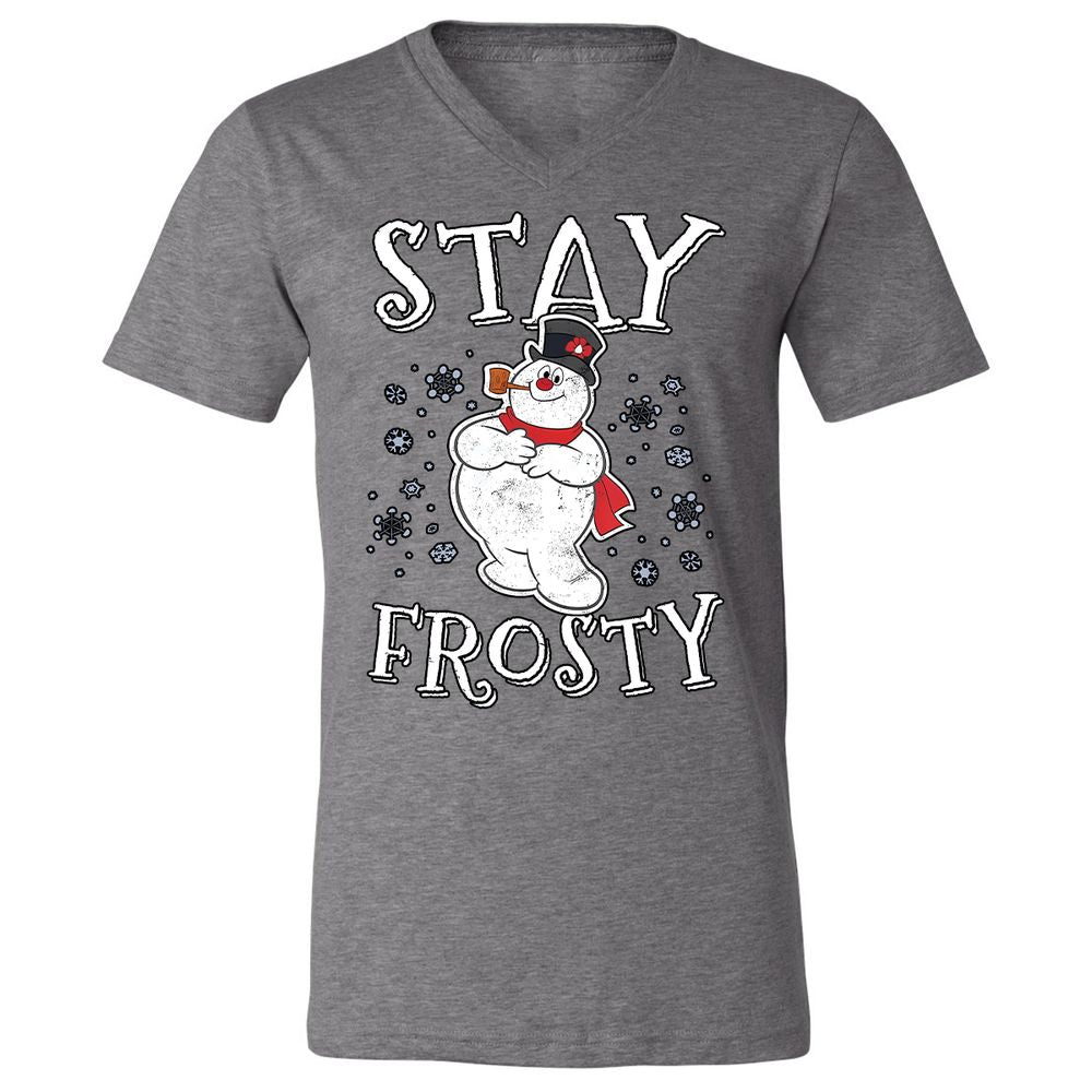 Unisex V-Neck T-Shirt - T5P7LFPJ - Deep Heather - 13