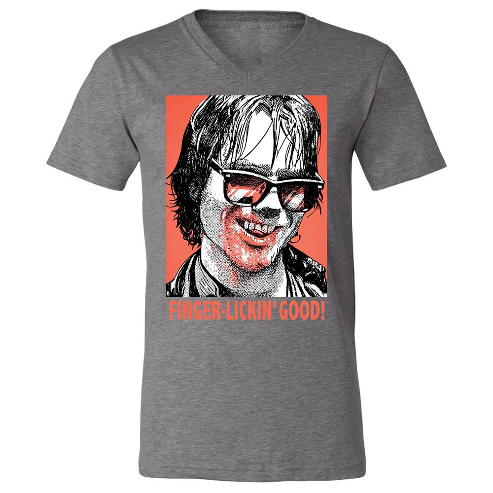Unisex V-Neck T-Shirt - UAX1N4AU - Deep Heather - 13