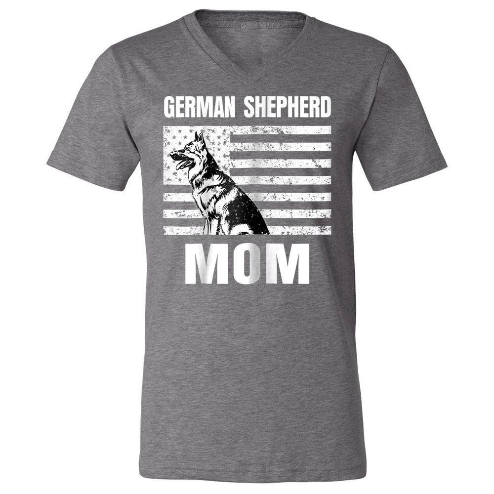Unisex V-Neck T-Shirt - HZMVDJ22 - Deep Heather - 13