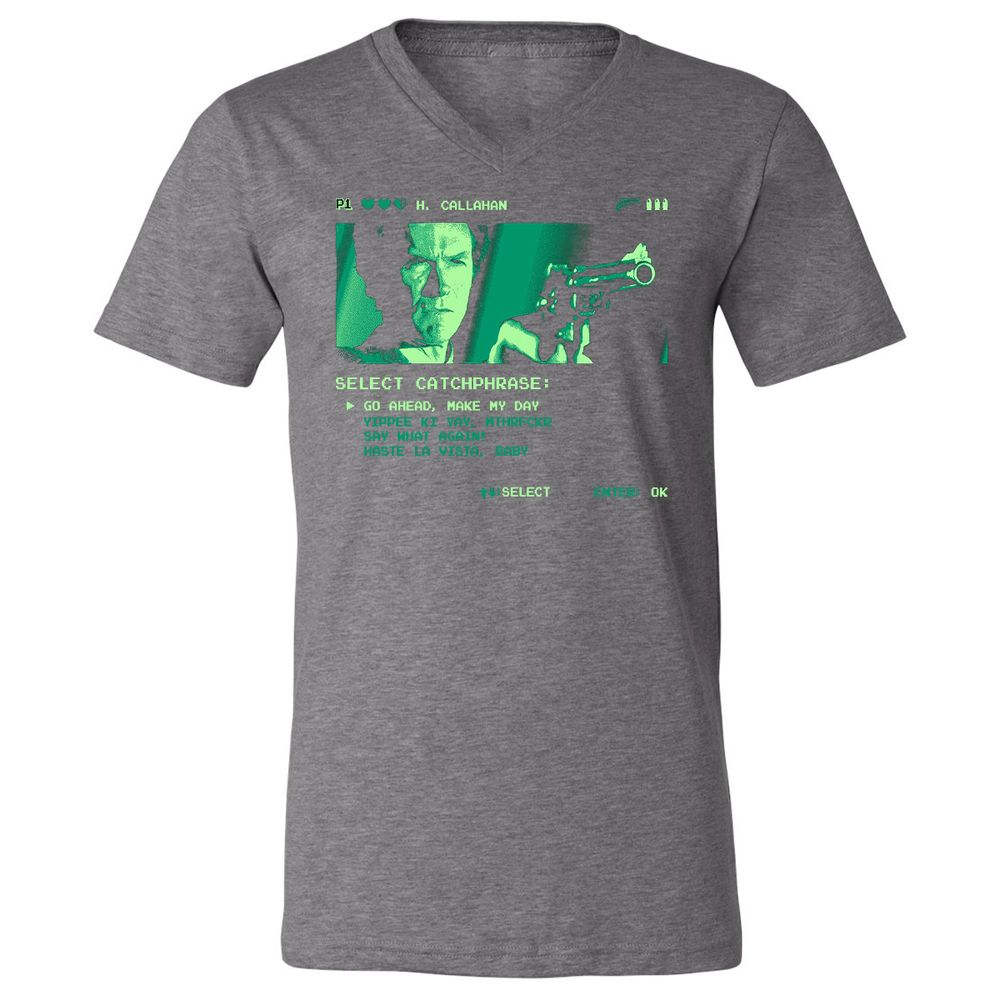 Unisex V-Neck T-Shirt - Z3Z1UNWH - Deep Heather - 13