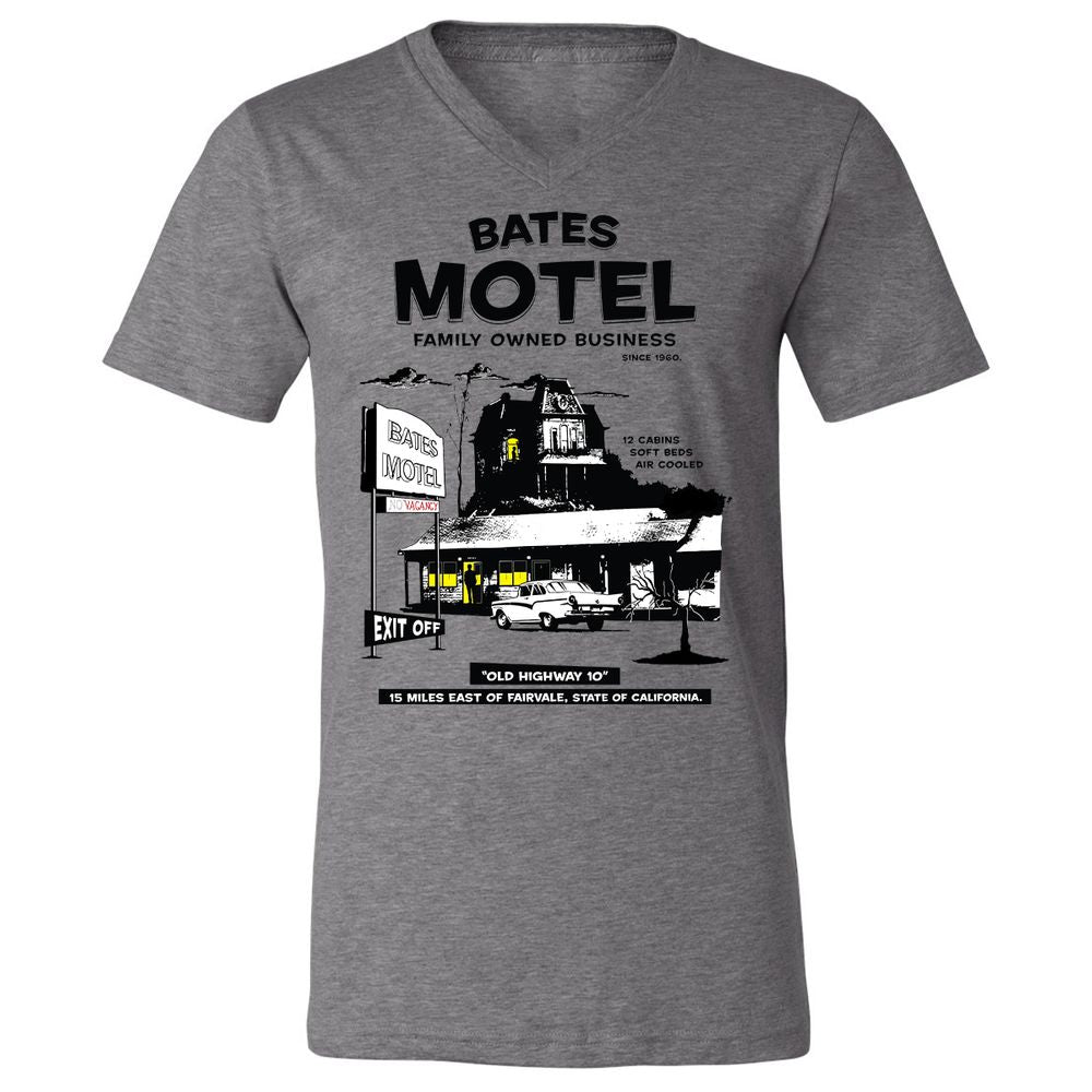 Unisex V-Neck T-Shirt - 4SB3V3FD - Deep Heather - 13