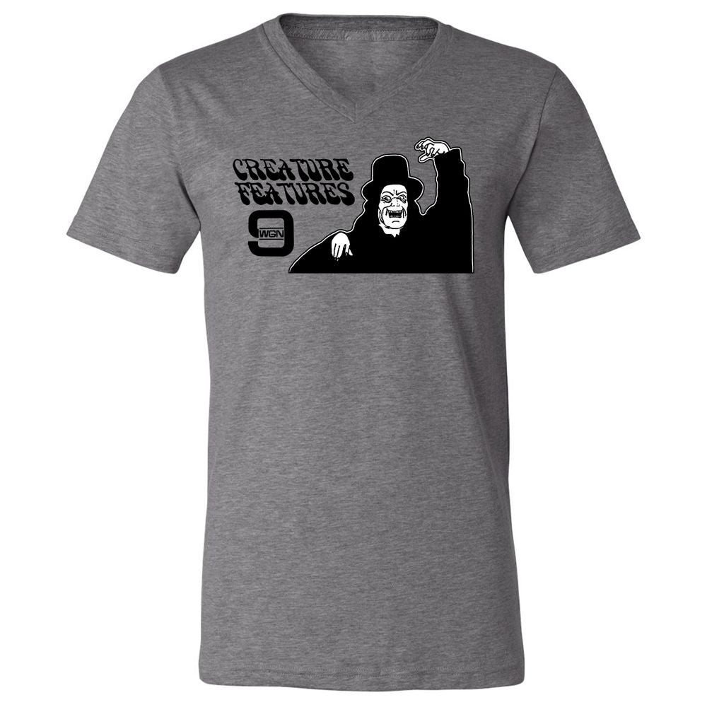 Unisex V-Neck T-Shirt - GYKBTRAL - Deep Heather - 13