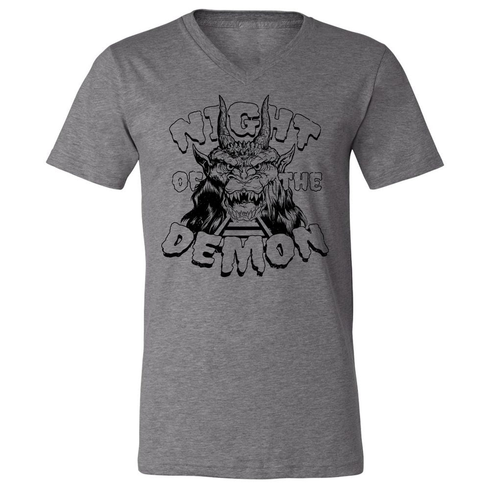 Unisex V-Neck T-Shirt - B6MJF9XZ - Deep Heather - 13