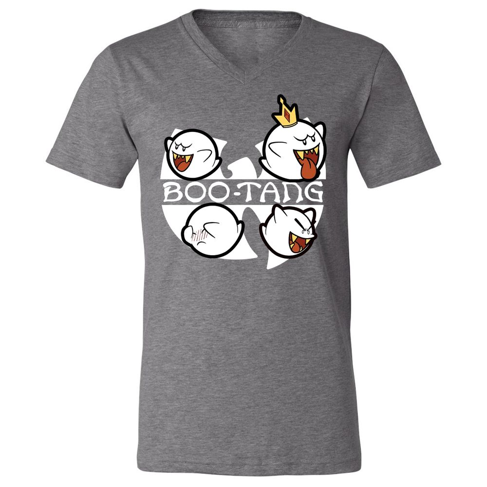 Unisex V-Neck T-Shirt - WMMUUTJ4 - Deep Heather - 13