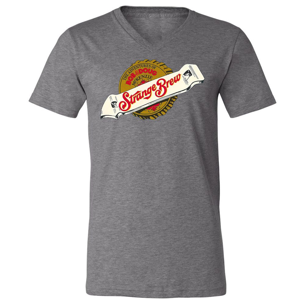 Unisex V-Neck T-Shirt - GJKMMQJY - Deep Heather - 13