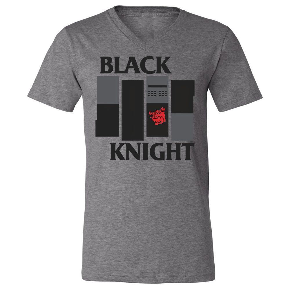 Unisex V-Neck T-Shirt - U84RCR2P - Deep Heather - 13