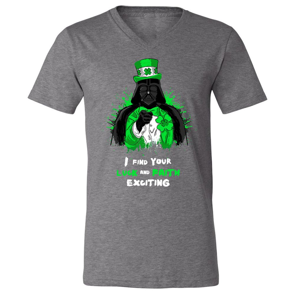 Unisex V-Neck T-Shirt - AVUAW3U3 - Deep Heather - 13