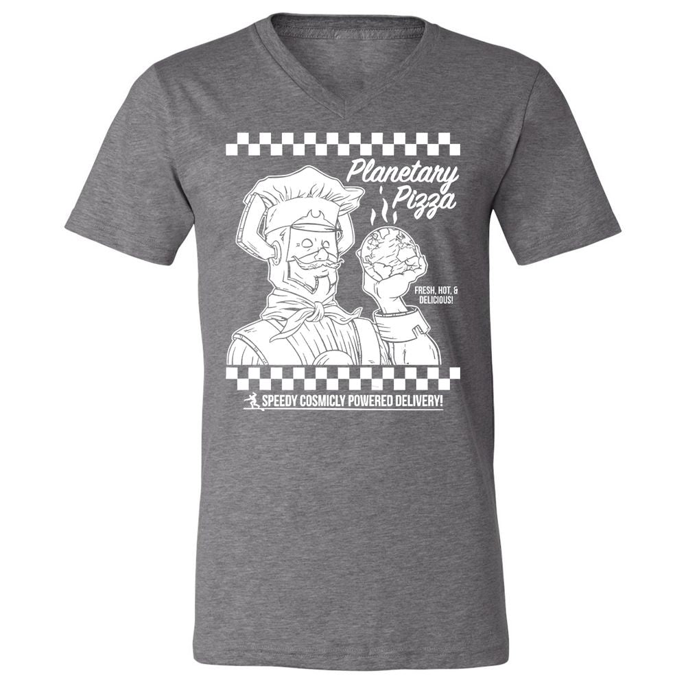 Unisex V-Neck T-Shirt - N58H1TEV - Deep Heather - 13