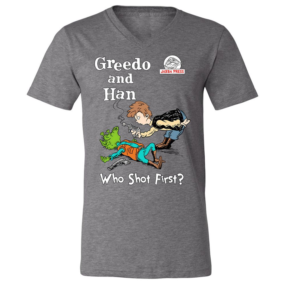 Unisex V-Neck T-Shirt - TGHLAWBE - Deep Heather - 13