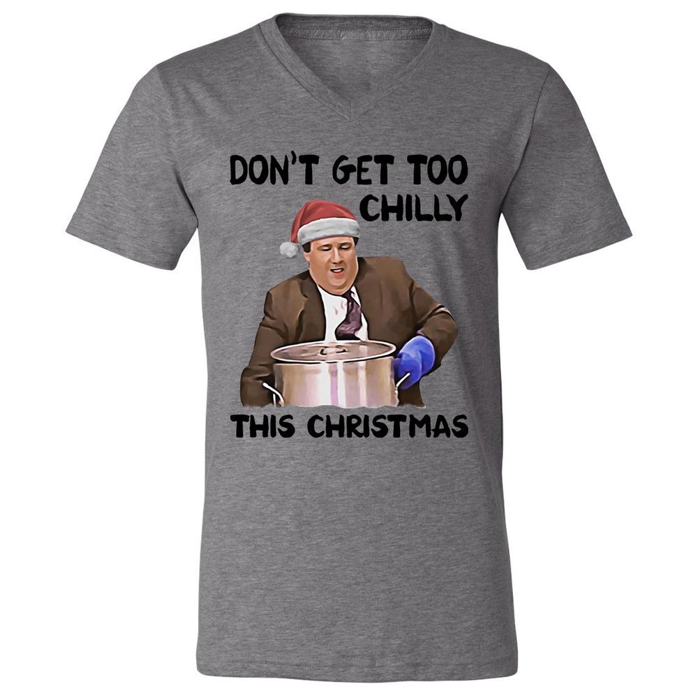 Unisex V-Neck T-Shirt - LZ3EBKAA - Deep Heather - 13