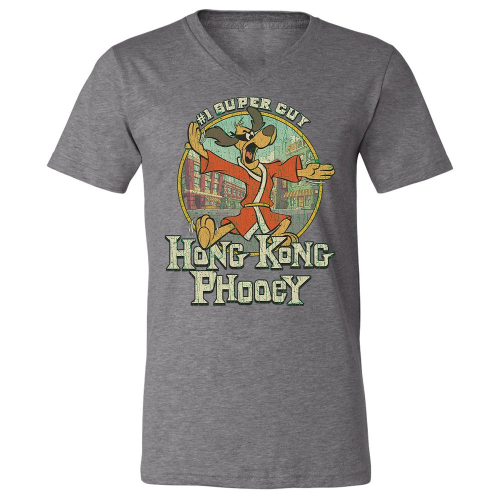 Unisex V-Neck T-Shirt - JEVKKG29 - Deep Heather - 13