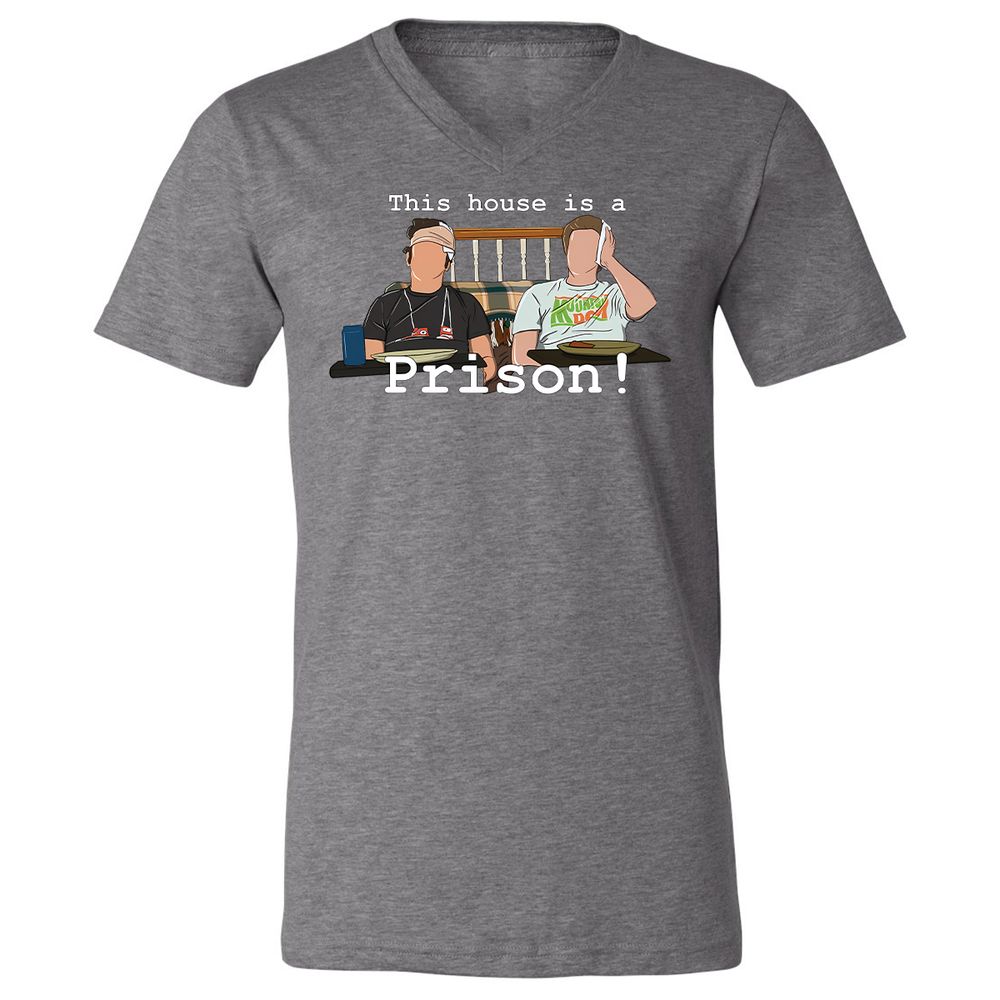 Unisex V-Neck T-Shirt - 2W476TUU - Deep Heather - 13