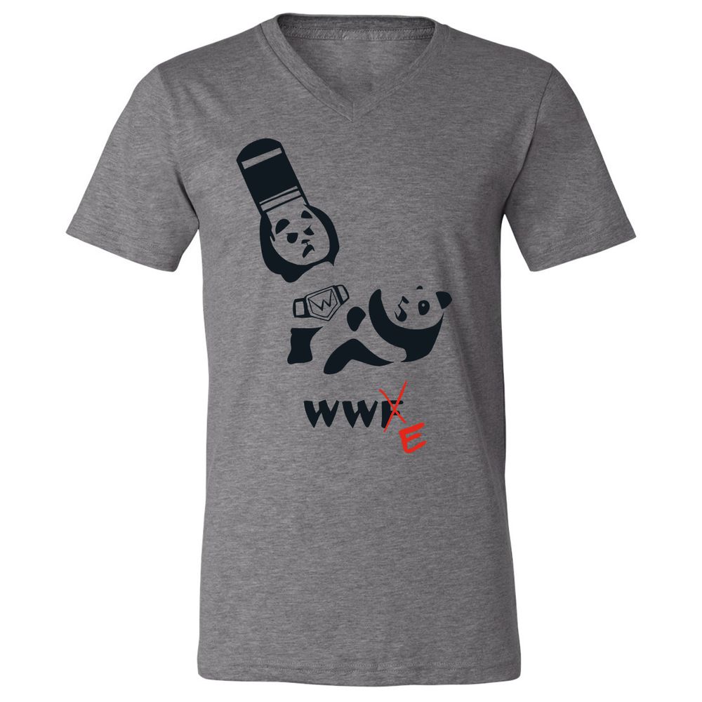 Unisex V-Neck T-Shirt - 8RTZP3EV - Deep Heather - 13