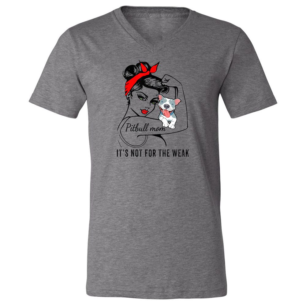 Unisex V-Neck T-Shirt - SQVHQPD9 - Deep Heather - 13