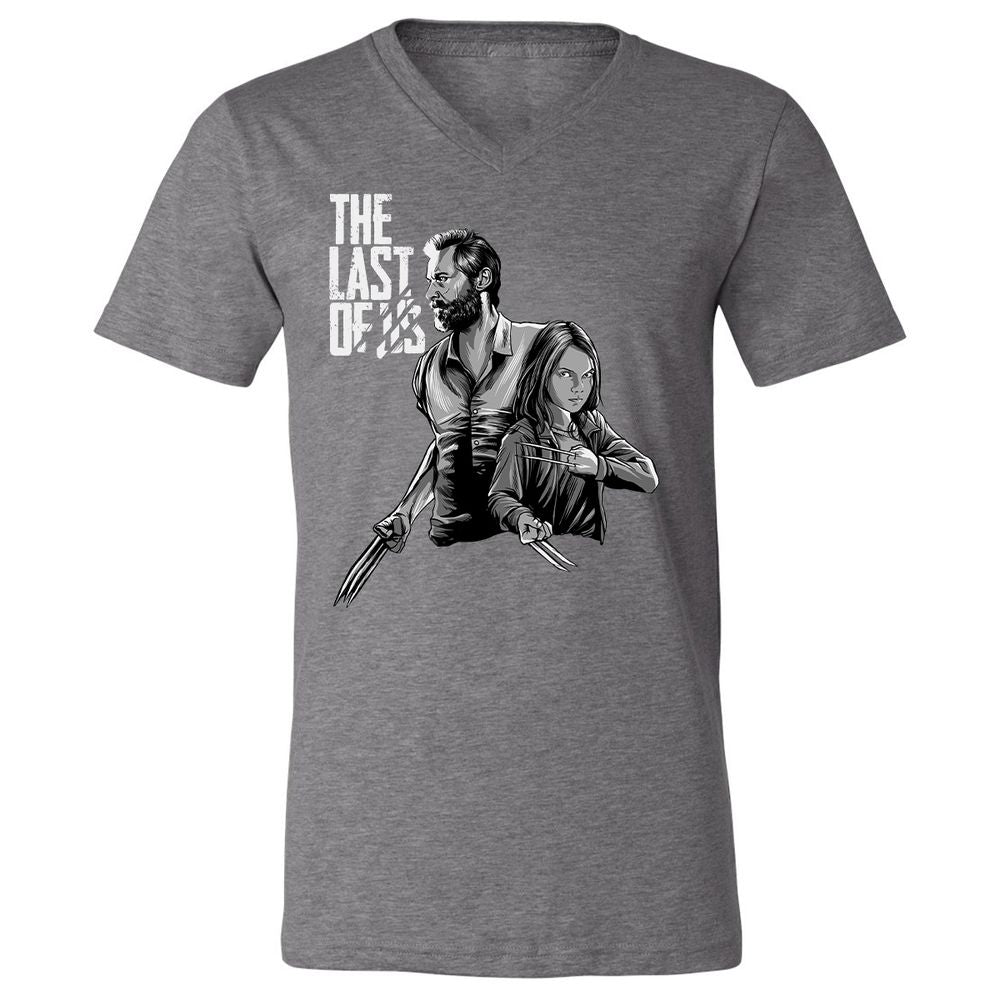 Unisex V-Neck T-Shirt - FH7VX7VY - Deep Heather - 13