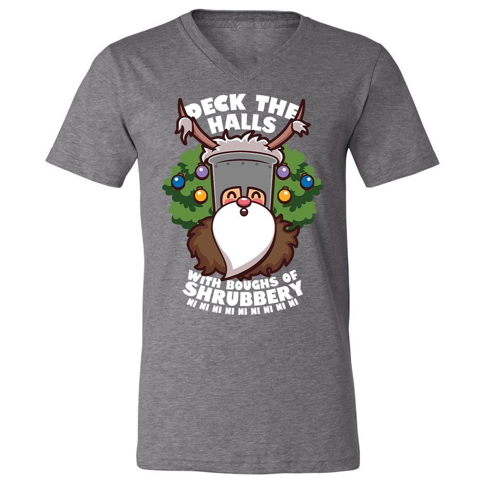 Unisex V-Neck T-Shirt - VH6CRDFF - Deep Heather - 13