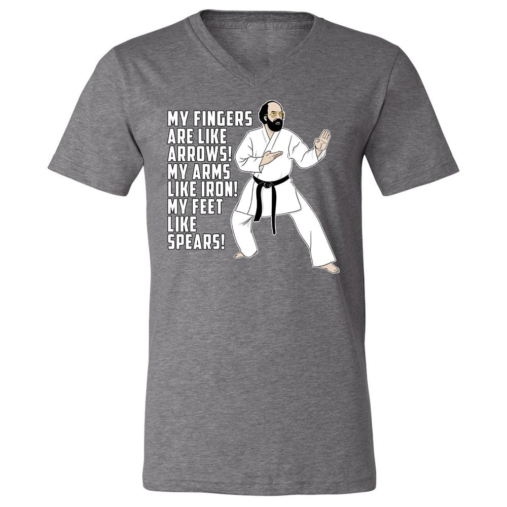 Unisex V-Neck T-Shirt - AH92NGHV - Deep Heather - 13