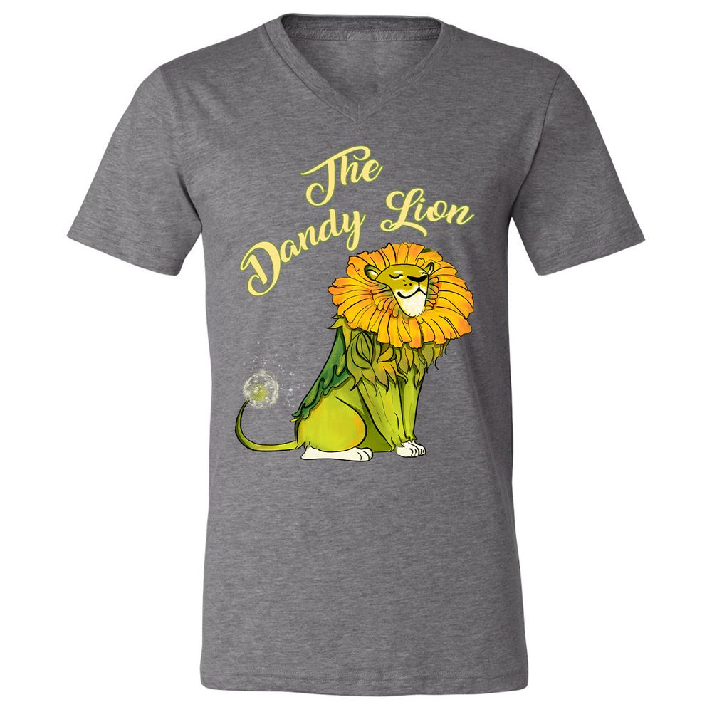 Unisex V-Neck T-Shirt - RH3UG85U - Deep Heather - 13