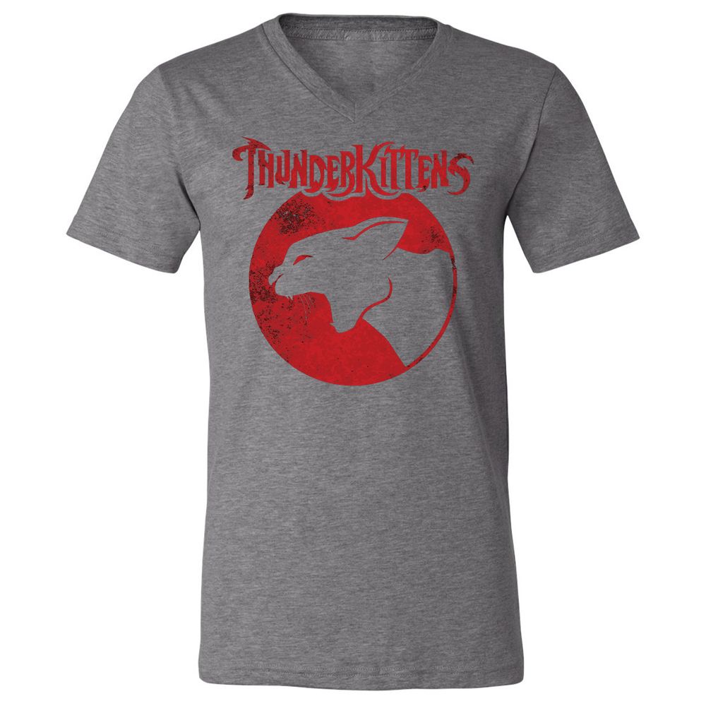 Unisex V-Neck T-Shirt - SSP8D438 - Deep Heather - 13